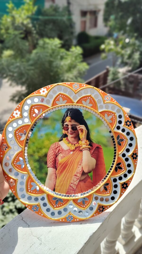 Personalised Photo Lippan Art Wall Hanging by KaushalS Creations. Birthday gift ideas. personalised gift ideas. birthday gifts personalised.