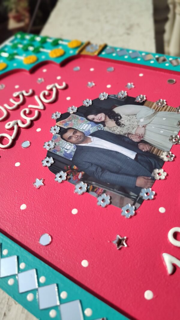 Personalised Wedding Date Jharokha (With Photo) by KaushalS Creations. Wedding gift ideas. Anniversary gift ideas. Gift ideas for him. Gift ideas for her.