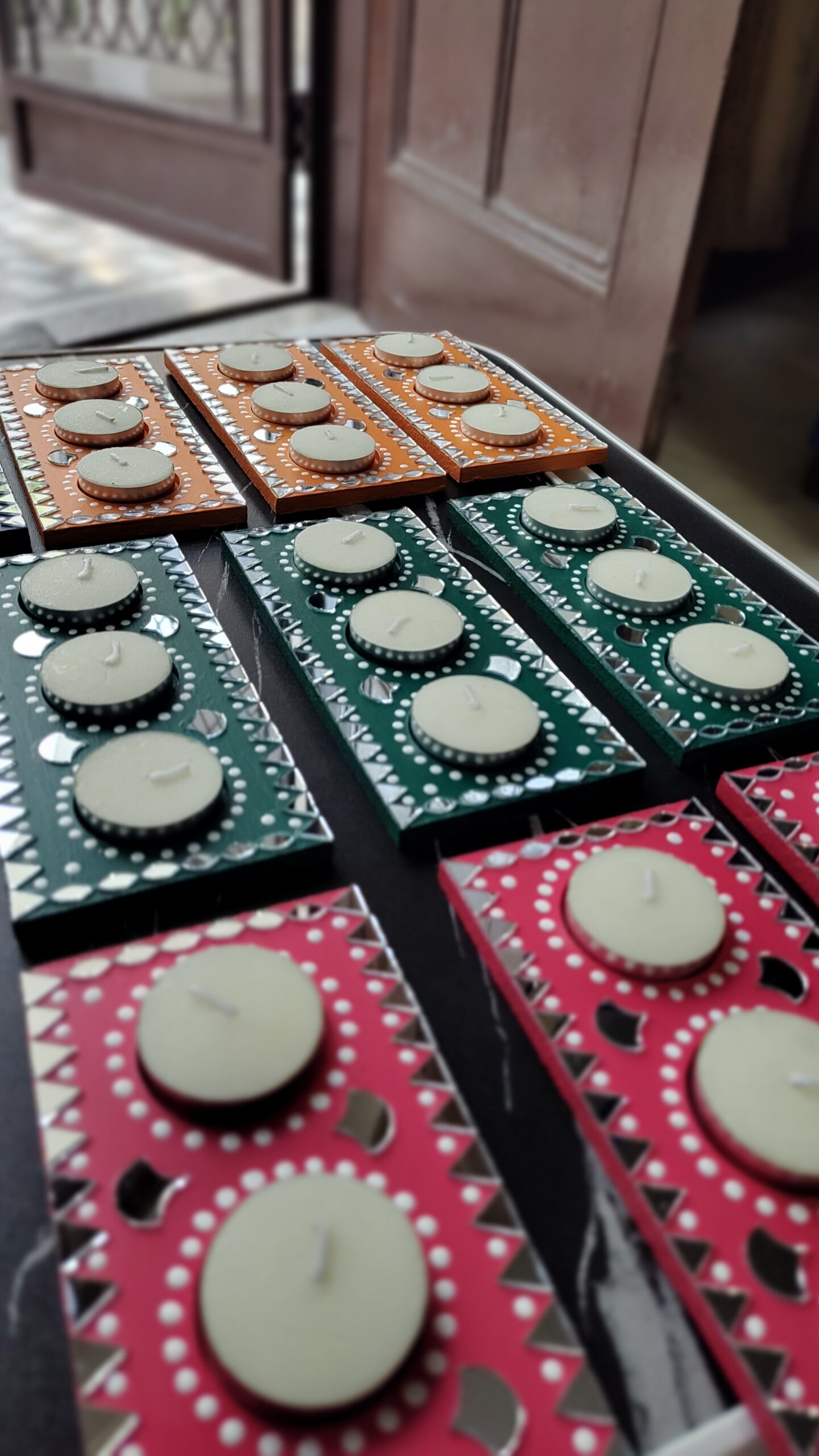 Three in One Tea Light Holder by KaushalS Creations