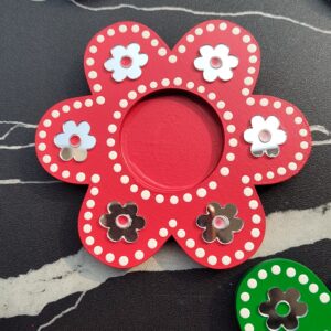 Tea Light Holder - Floral by KaushalS Creations. Tea light holder for diwali decoration, christmas decoration, wedding decoration, party decoration or any other festive decor.